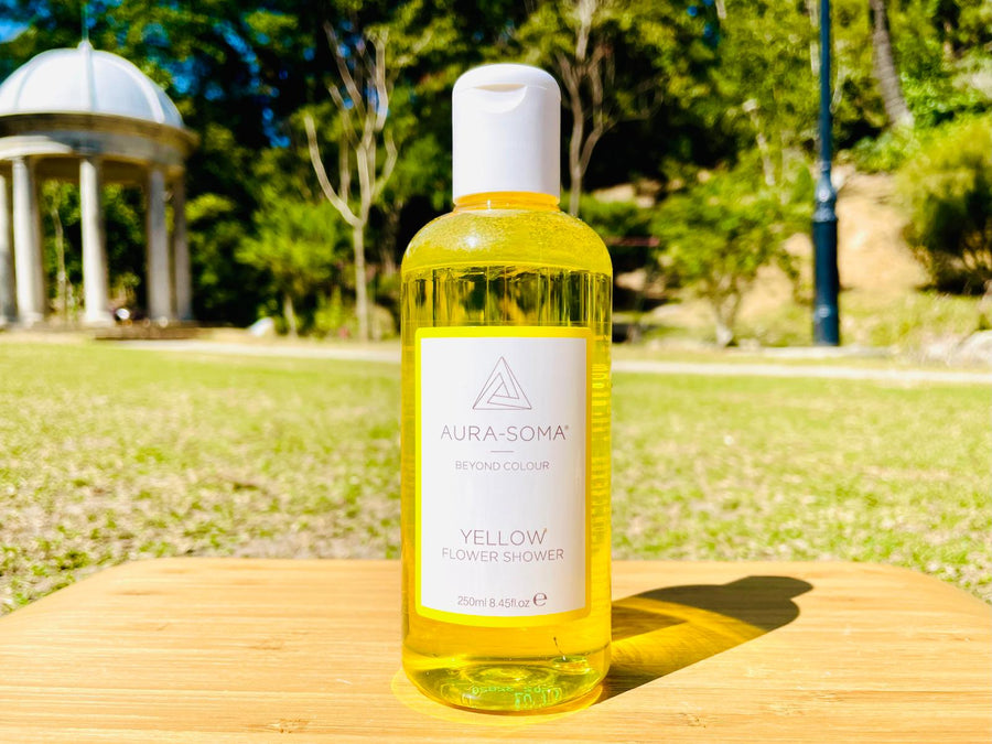 Aura-Soma Flower Shower Gel Yellow <BR> 黃色 250mL ( Pre Order - 預計到貨日：2021 年 6 月中至尾 ) - newearthstore