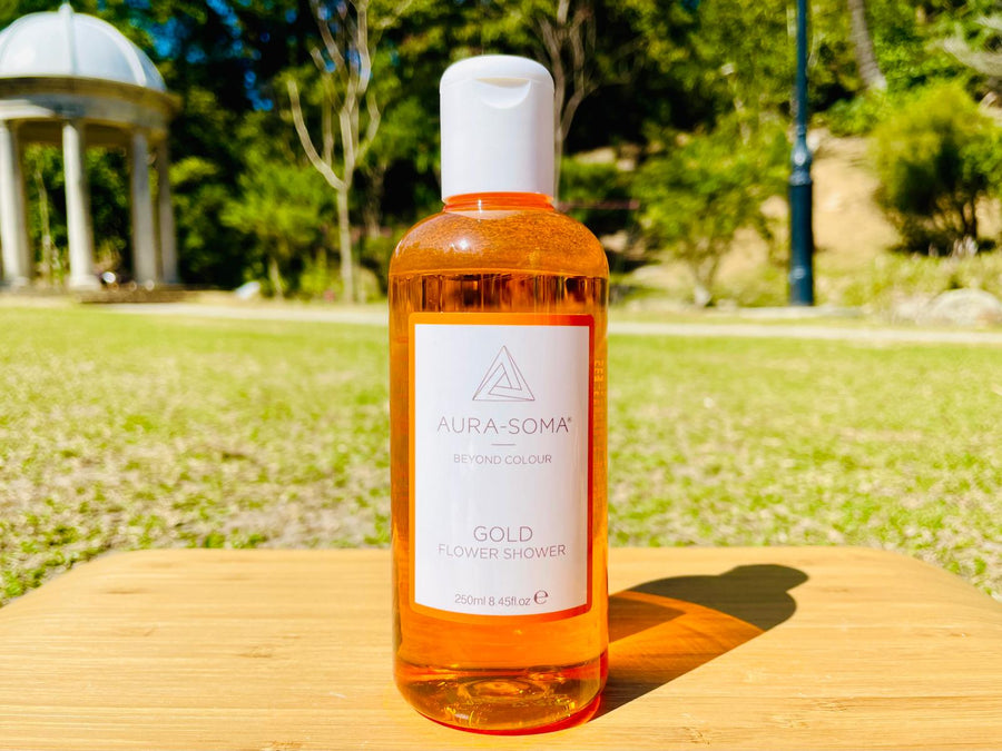 Aura-Soma Flower Shower Gel Gold <BR >金色 250mL  ( Pre Order - 預計到貨日：2021 年 6 月中至尾 ) - newearthstore