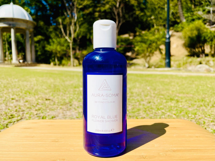 Aura-Soma Flower Shower Gel Royal Blue <BR>寶藍色  250mL  ( Pre Order - 預計到貨日：2021 年 6 月中至尾 ) - newearthstore