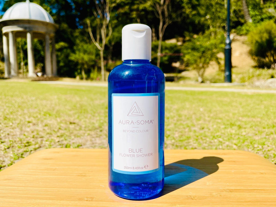 Aura-Soma Flower Shower Gel Blue <BR> 藍色 250mL  ( Pre Order - 預計到貨日：2021 年 6 月中至尾 ) - newearthstore