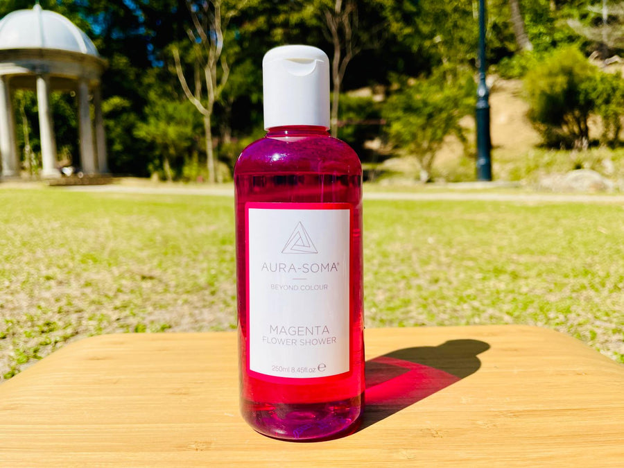 Aura-Soma Flower Shower Gel Magenta <BR> 紫紅色 250mL  ( Pre Order - 預計到貨日：2021 年 6 月中至尾 ) - newearthstore