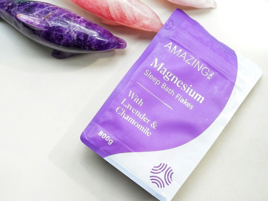 Amazing Oils - Magnesium Chloride Flakes <BR> 酣睡入浴鎂片 (提取自天然純正的氯化鎂) **(Pre-Order) - newearthstore