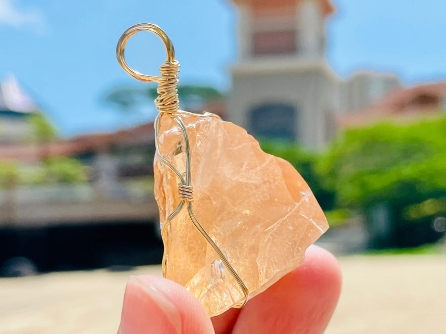 Andaras -  Lemurian Pearlescent Love Wisdom Accelerator <BR> 超級稀有列木利亞珍珠的光吊墜 B - newearthstore