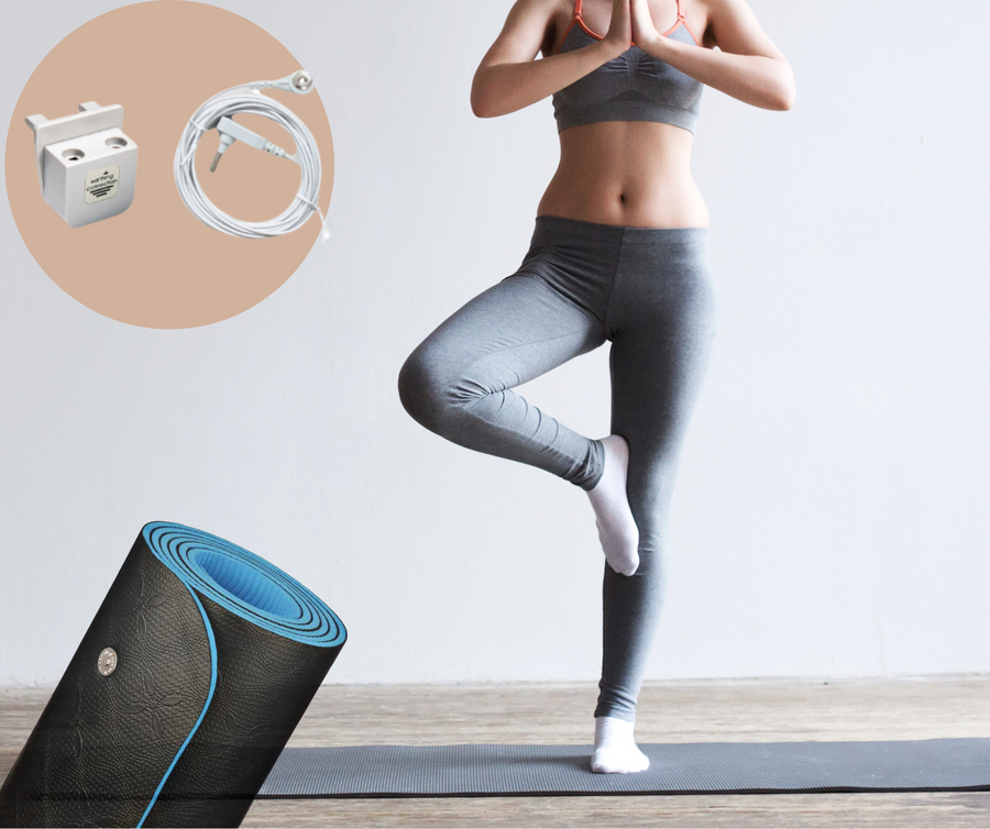 (New Pending) 接地瑜珈墊套裝 Grounding Yoga Mat (接受預訂 Pre-Order) <BR> - newearthstore
